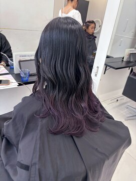 アライブ ハラジュク(ALIVE harajuku) ブリーチインナーバレイヤージュグラデーションカラー夕貴