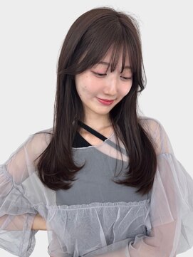 ユーフォリア 青山(Euphoria) 10代20代30代大人かわいい小顔韓国へア艶感アッシュグレージュ