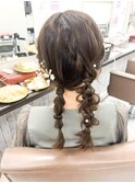 編み下ろしツイン