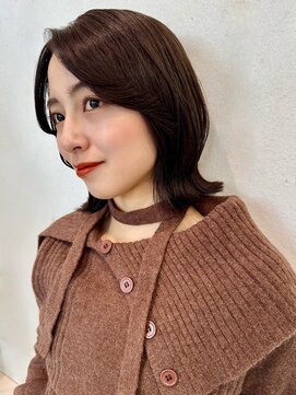 トリコ ショップアンドヘアサロン(tricot shop hair salon) くびれミディ/ふんわりレイヤー/大人ミディアムヘア
