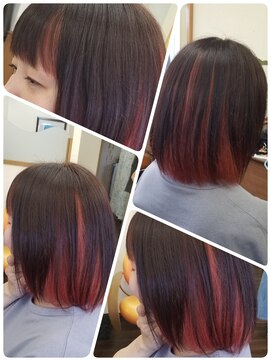 クリア 美容室 クリスマスカラー☆