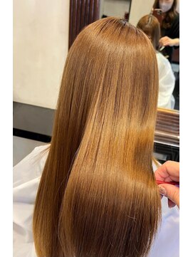 OHI 赤羽店 艶髪ストレートロングヘア★髪質改善/ 縮毛矯正(30代40代50代)