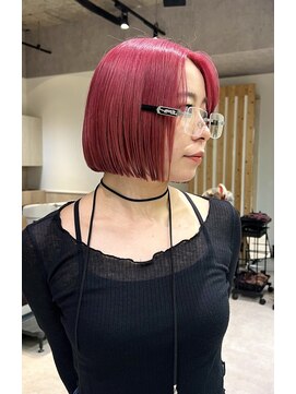 ユニークノベル 中央林間(unique novel) ★ハイトーンボブレッドカラー★