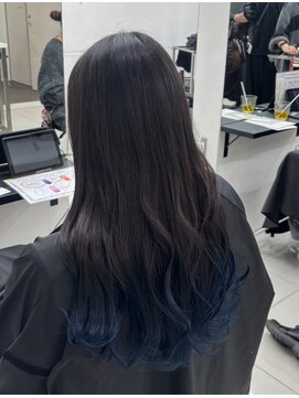 アライブ ハラジュク(ALIVE harajuku) 【ALIVE 夕貴】ブルーグラデーションカラー