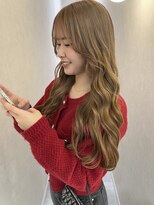 トランク(TRUNQ)&nbsp;【SHOTA】顔まわりレイヤー×くすみベージュ