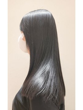 松本平太郎美容室 国立店 酸性ストレートコース+ヘアマニキュア
