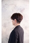 メンズカット×センターパート×毛先が曲がるストレート♪