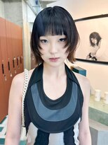 ノエ(noe) くびれヘア/アプリコットオレンジ/ハイライトカラー/栄c162