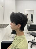 ダウンパーマ　ニュアンスパーマ　センターパート