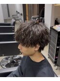 MEN’S HAIR /ツイストスパイラル/波巻きパーマ/札幌/大通り