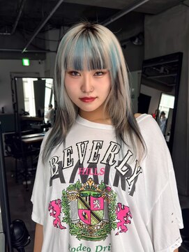 ギークス(GEEKS) 【GEEKS渋谷】ハッシュカット/デザインカラー/渋谷ブリーチ/小顔