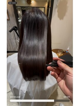 メテオ髪質改善アルカリ酸熱の極艶体験