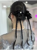 【MONA名古屋駅/名駅】タイトツインアレンジ/ヘアセット