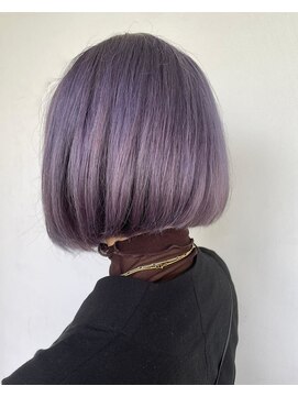 ユウヘアー 大高店(U Hair) 【U Hair】モーブバイオレット20代30代ダブルカラー