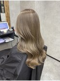 バレイヤージュ、ハイライト、レイヤーロング、キッズカット