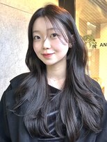 エインアンリー 明治神宮前(AIN.ANLY.)&nbsp;アンニュイカールくびれヘア色気うるツヤデザインカラー