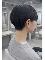 ムクコア(Muk CORE) 大人ショートボブ黒髪ショートカットマッシュショート前髪あり