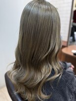 ヘアケアアンドヘアデザイン リベール(L:belle)&nbsp;ブリーチなし艶感ベージュ透明感カラー