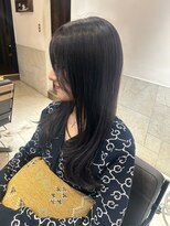 ヘアリゾート粋 ティガ 池袋店(tiga)&nbsp;艶髪ロングレレイヤー/髪質改善/グレージュ