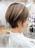 丸みショートボブ☆マッシュショートくびれショート刈り上げなし