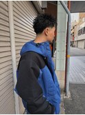 メンズカットバーバーヘアテーパーフェードメンズショートGIA