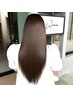 《美髪矯正》カット+カラー+縮毛矯正+髪質改善トリートメント