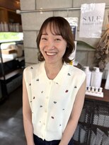 ファスナー(fustener) レイヤーボブ × 透明感カラー