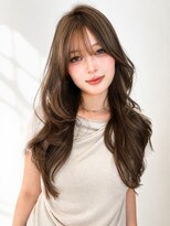 ロマーリ 倉敷(LOMARLIE)&nbsp;倉敷レイヤーカット20代30代ブリーチなしカラーオリーブベージュ