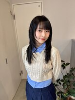 イコ 心斎橋(.ico)&nbsp;フェイスフレーミングカラーショートウルフミディアムレイヤー