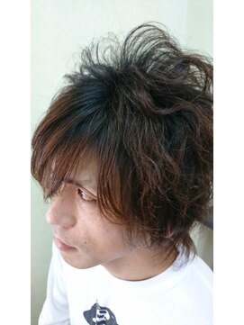 ヘアサロン スリーク(Hair Salon Sleek) 春サーフなウルフレイヤー×ポイントパーマ