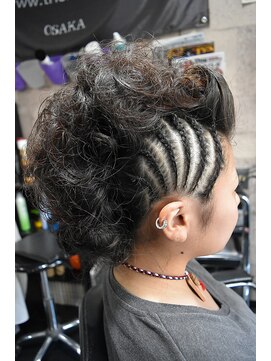 だんじりヘアーセット コーンローとバリカンアートとセット L トリックストア Trick Store のヘアカタログ ホットペッパービューティー
