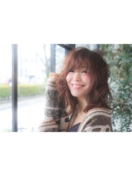 フレイムス ヘアアンドリラックス 吉川店(Frames hair&relax) ふわふわカール♪ミディアム