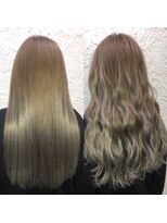 エクステ専門店あるじゃんすー 柏店&nbsp;ashツヤ感ロング#エクステ#柏#グラデーションカラー