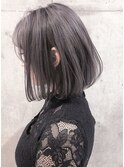 Liberte銀座 20代大人可愛い小顔ショート×グレーラベンダー