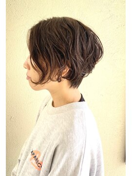 キャパジャストヘアー(CAPA just hair) 小顔ショート×ニュアンスパーマ
