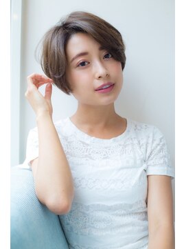 ロンドプロフィール 浦和(Lond profil) 浦和ショートヘアショートカット韓国白髪ぼかし白髪染めボブ