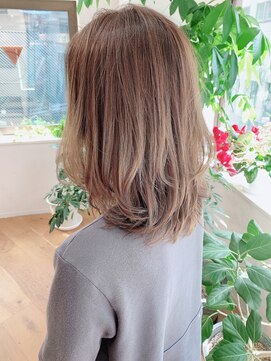 ノル(Knoll) ココアベージュ/大人ミディアム/アッシュブラウン[日比谷]