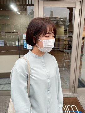 ミニム ヘアー(minim hair) 【minim×高橋】似合わせミニボブ＆ベージュカラー♪