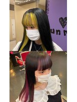 アンリップ ジー(salon unripＧ)&nbsp;m.m#前髪カラー&#イヤリングカラー