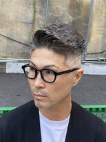 大人のバーバースタイル　イケオジ　ダンティーヘア
