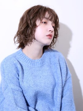 ヨファ ヘアー(YOFA hair) 伸ばしかけミディアムパーマスタイル1206