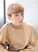 モード/バイカラー/レディースショート/ユニセックス/自由が丘!