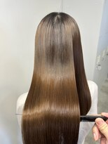 イオエ 岡本(ioe)&nbsp;イメチェン/フルバング/似合わせカット/レッドブラウン/髪質改善