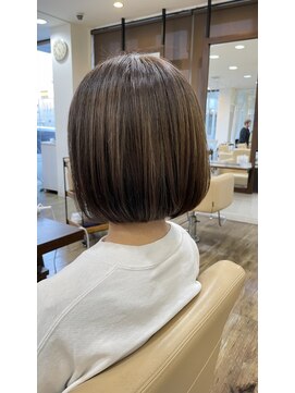 ジッピー ヘアーコレクション ナチュラルボブ ミニボブ ハイライトカラー