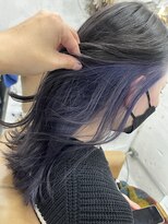 ヘアアトリエコモノ(hair l'atelier KoMoNo) KoMoNo×インナーカラー×バイオレット