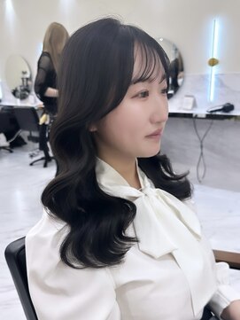 シェノン サントル(CHAINON CENTRE) グレージュカラー/シルキーベージュ/斜めバング[梅田/大阪]