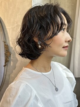 レティ(lety) 大人カジュアルなボブパーマstyle