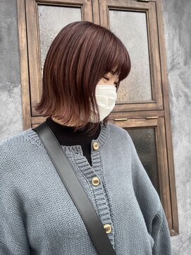 クララデアンシュシュ(Kurara de UN CHOU CHOU) 切りっぱなしボブ