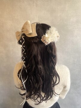 アルエ(a.r.e) 卒業式・お呼ばれ・ヘアセット・ハーフアップ