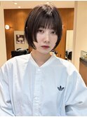切りっぱなしボブ/小顔ボブ/ミニボブ/ラインボブ/コンパクトボブ